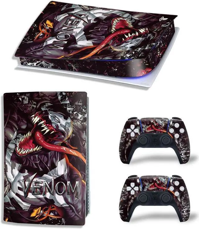 Main image of Venom Vinyl Skin Sticker For PS5Digital PS5 Game Console Game Handle Full Protective Film(TN-PS5Digital-10269)