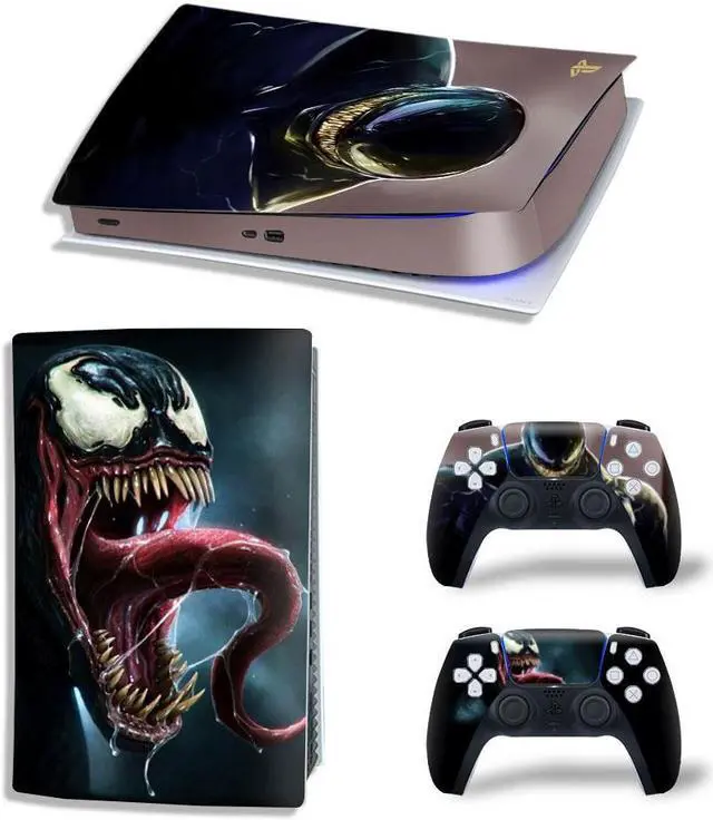Main image of Venom Vinyl Skin Sticker For PS5Digital PS5 Game Console Game Handle Full Protective Film(TN-PS5Digital-10276)