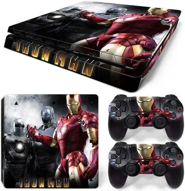Main image of Iron Man Skin Sticker Protective Film for Slim PS4 Slim Console Controller Accessories GamePad Para(TN-PS4Slim-5787)