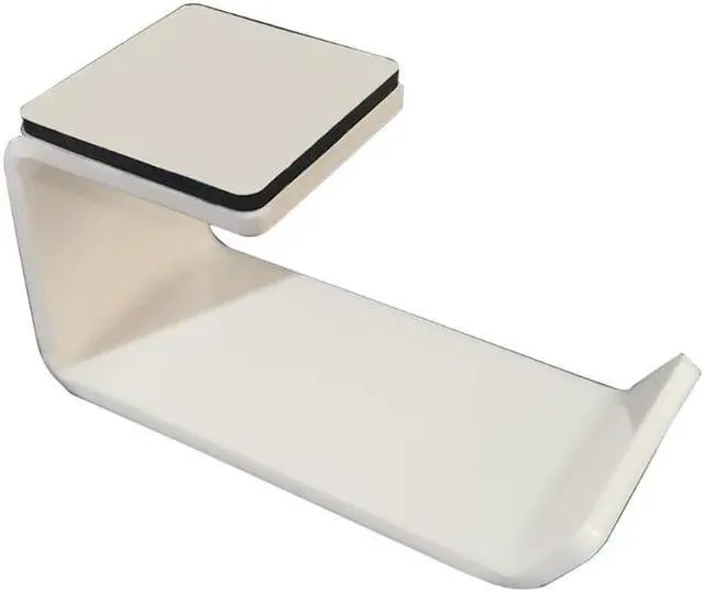 Main image of Sticky Acrylic Headphone Bracket Sticker Wall Mounted Hook Headset Holder Stand(white)
