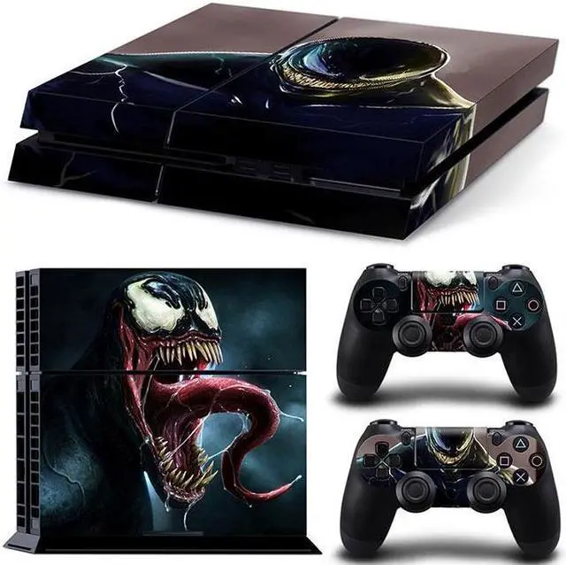Main image of Venom Game Console Vinyl Skin Sticker for PS4 Controller GamePad Decal Printing Protective Film(TN-PS4-7171)