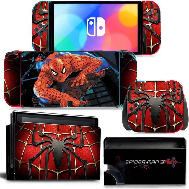 Main image of Skin Sticker Decal for Switch Console  Controller Dock Skin Vinyl Full Protective Film(1538)
