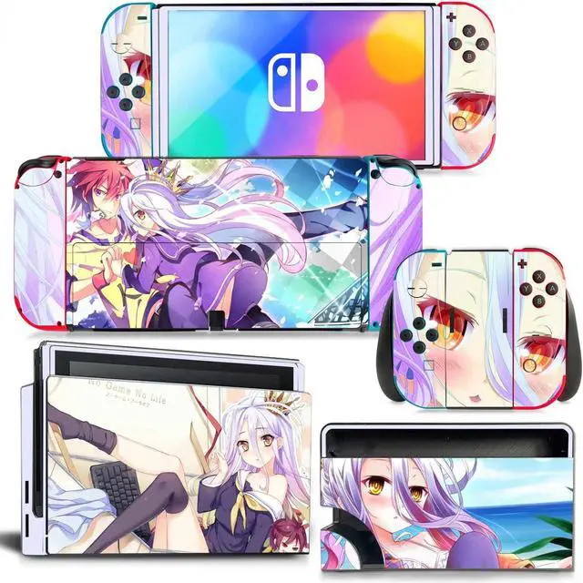 Main image of Cartoon Girl Skin Full Sticker Decal for Switch NSConsole  Controller Dock Skin Vinyl Protective Film(1711)
