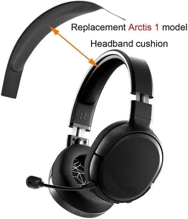 Alt view image 3 of 6 - Headphone Protective Cushion Pad for Arctis 1 Gaming Headset
