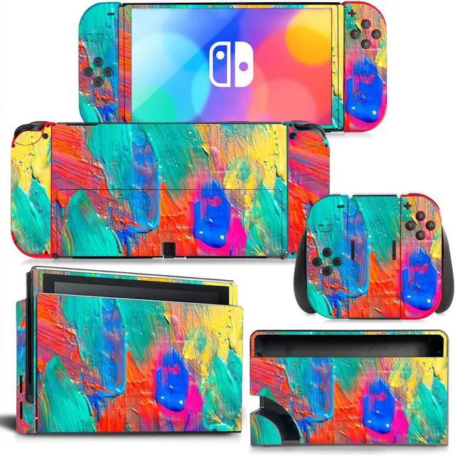 Main image of Printing Skin Sticker Decal for Switch NSConsole  Controller Dock Skin Vinyl Protective Film Para Coque(1234)