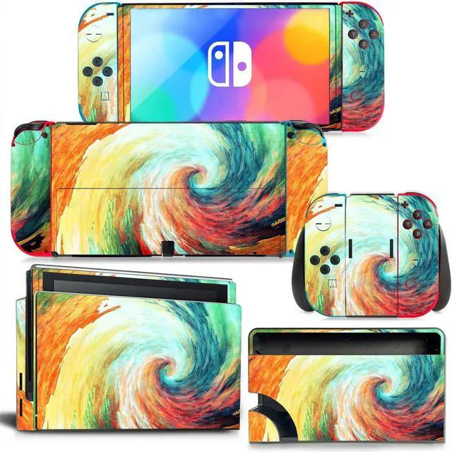 Main image of Printing Skin Sticker Decal for Switch NSConsole  Controller Dock Skin Vinyl Protective Film Para Coque(1234)