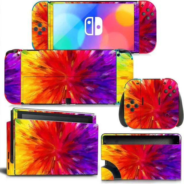 Main image of Printing Skin Sticker Decal for Switch NSConsole  Controller Dock Skin Vinyl Protective Film Para Coque(1234)