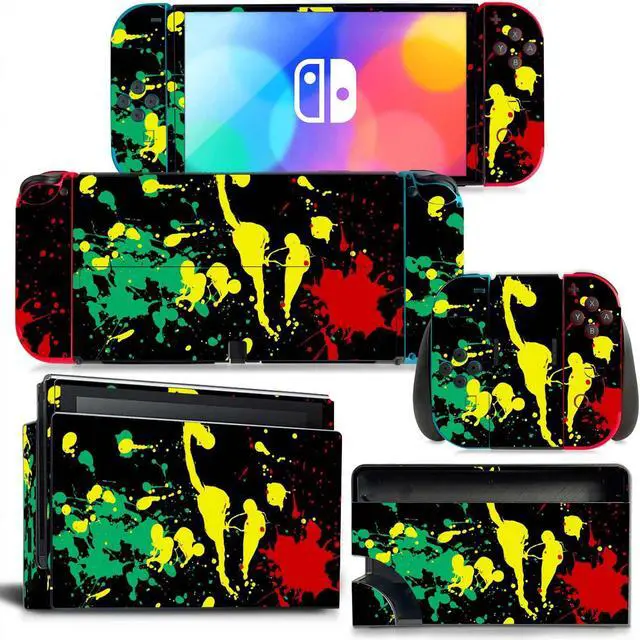 Main image of Printing Skin Sticker Decal for Switch NSConsole  Controller Dock Skin Vinyl Protective Film Para Coque(1234)