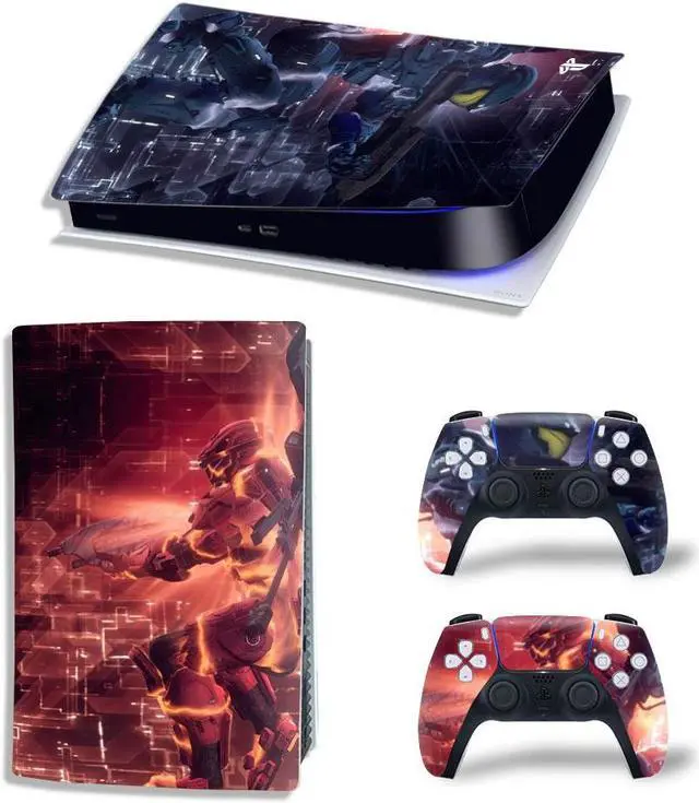 Main image of Star Wars PS5 Digital Edition Skin Sticker Decal for PS5Console and 2 Controllers PS5 Skin Sticker Vinyl Film(TN-PS5Digital-4714)