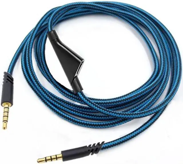 Alt view image 3 of 6 - 3.5mm Earphone  Cable with Inline Control for Logi  A10 A40 Headphone