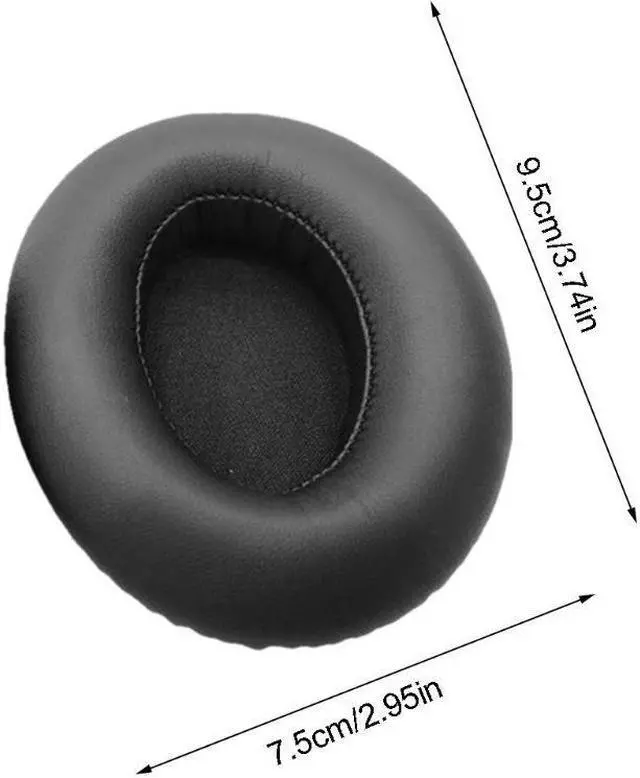 Alt view image 6 of 6 - 1 Pair of Replacement Ear Pads Cushion Cover Parts Earpads Pillow Replacement for TaoTronics BH060 Earpad Cushion