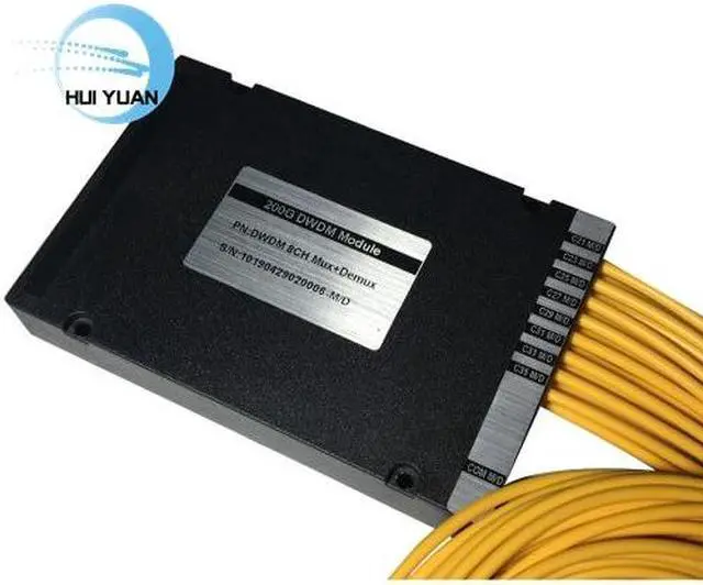 Alt view image 2 of 6 - 8CH Module MUX/DEMUX Fiber Optical Wavelength Division Mulitplexer WDM
