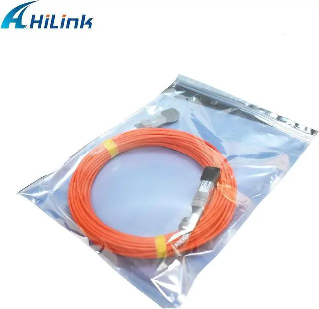 Alt view image 2 of 5 - 10Gbps Ethernet AOC Cables 20m SFP-10G-AOC20M Cables