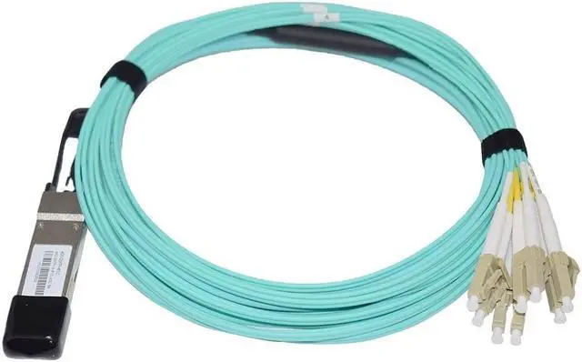 Main image of Compatible 40G QSFP + to 8*LC AOC 5M 40G QSFP+ to 4 Duplex LC Breakout Active Optical Cable