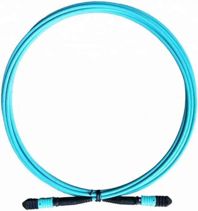 Alt view image 6 of 6 - FTTH Fiber Connecters Mpo Om3 Fiber Optic Mpo Patch Cable 12 Cores Mpo Fiber Patch Cord Simplex Mode