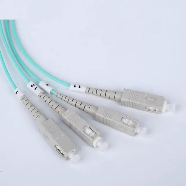 Alt view image 3 of 4 - high density mpo mtp muitimode om3 mpo patch cords 12 core mpo to sc