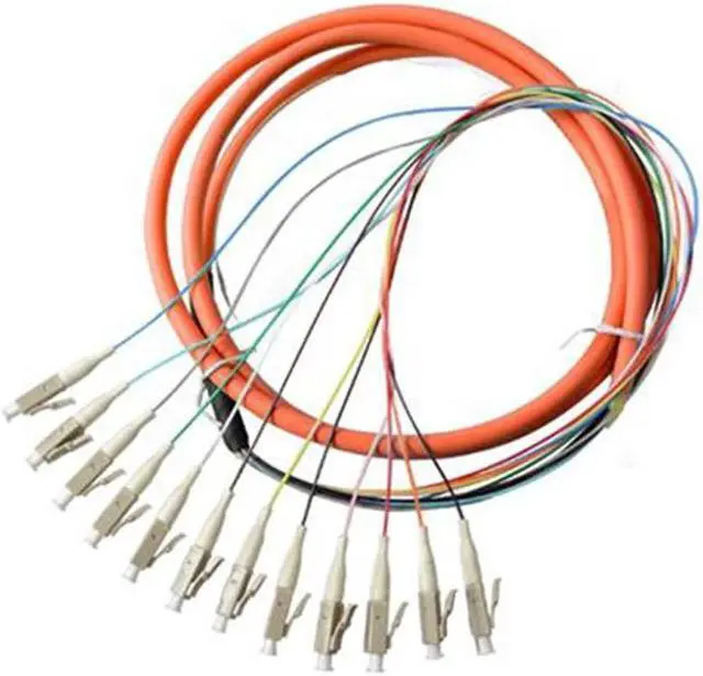 Alt view image 2 of 6 - Multi mode OM1 12 core Pigtail LC Fiber Optical Pigtail