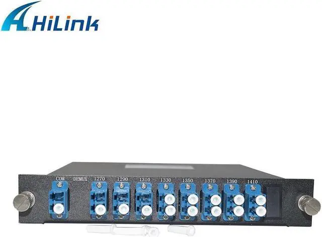 Alt view image 4 of 6 - Passive products Single fiber 8CH Filters 8 channel Mux Demux 1270~1470nm LGX package