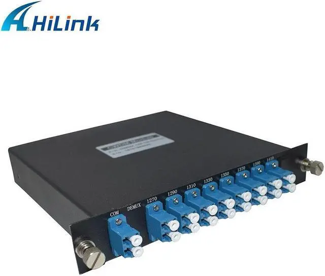 Alt view image 2 of 6 - Passive products Single fiber 8CH Filters 8 channel Mux Demux 1270~1470nm LGX package