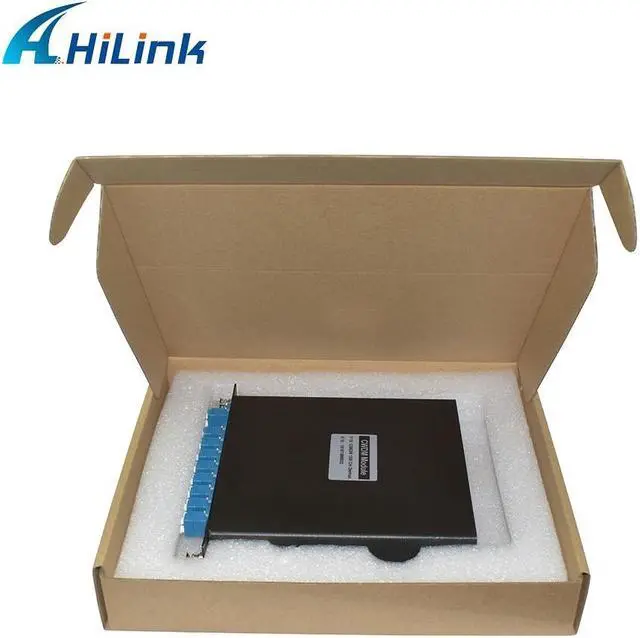 Alt view image 6 of 6 - Passive products Single fiber 8CH Filters 8 channel Mux Demux 1270~1470nm LGX package