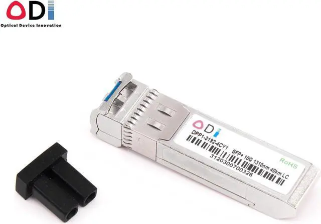 Alt view image 2 of 6 - 10G Dual fibers 1310nm/3.3V/LC 40KM Fiberhome Brocade Ciscco Fiber Optic Equipment SFP+ Module