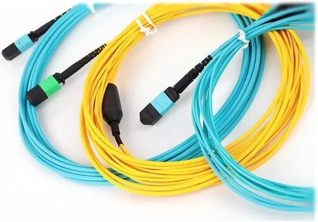 Alt view image 4 of 6 - professional manufacturer fiber optic mpo patch cord 12 core male to male mpo connector single mode fiber cable