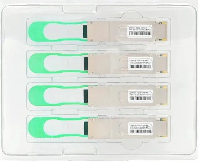 Alt view image 3 of 6 - QSFP28 100G 4 2km 1271nm/1291nm/1311nm/1331nm LC Connector 1310nm SFP Optical Module SFP Transceiver