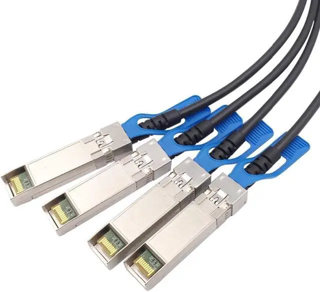 Alt view image 5 of 6 - 100G QSFP28-4SFP28 DAC 2M Breakout Cable OEM Compatible Arista Mellanox Generic Mikrotik
