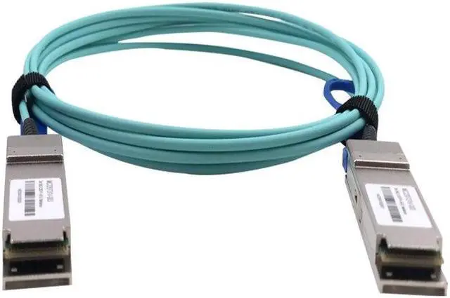 Alt view image 3 of 6 - High speed 56G QSFP+ AOC Cable 3M InfiniBand Active Optical Cable Compatible Mellanox MC220731V-003