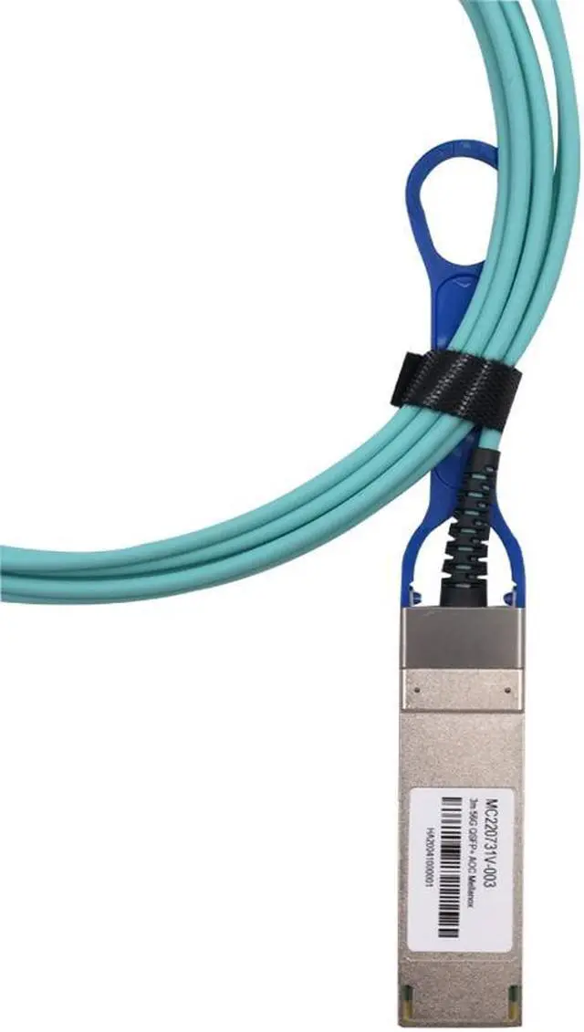 Alt view image 4 of 6 - High speed 56G QSFP+ AOC Cable 3M InfiniBand Active Optical Cable Compatible Mellanox MC220731V-003