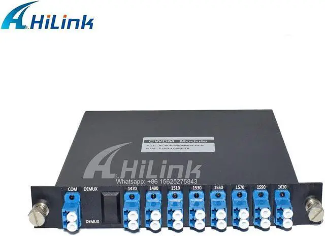 Alt view image 2 of 6 - 8 channel LGX BOX mux/demux dual fiber 1470-1610nm wavelength optional, LC/SC-APC/UPC multiplexer