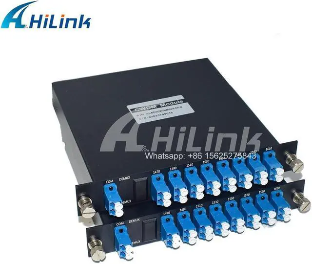 Alt view image 3 of 6 - 8 channel LGX BOX mux/demux dual fiber 1470-1610nm wavelength optional, LC/SC-APC/UPC multiplexer