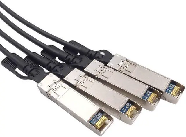 Alt view image 5 of 6 - 40G QSFP+-4SFP+ DAC 7M Compatible Extreme ARISTA Mellanox 40G QSFP+ to 4x10GSFP+ Passive Direct Attach Copper Breakout Cable dac