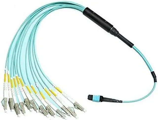 Alt view image 5 of 6 - FTTH optical fiber ribbon MPO/MTP patch cord cable 12 core fan out MPO patch cord for gpon
