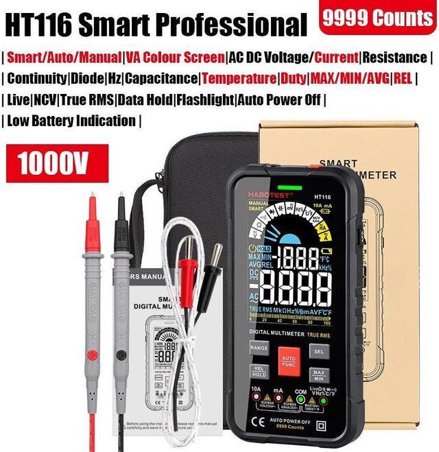 1999 Counts 1000V Multimeter Resistance Test Ohm Meter Tester