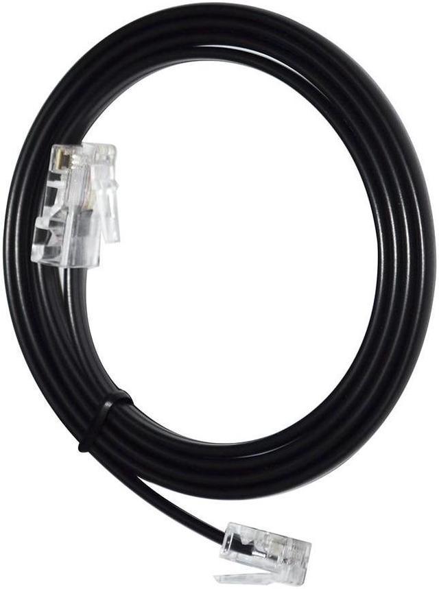 RJ11 6P4C TO RJ45 8P8C EXTENSION CABLE FOR ETHERNET MODEM ADSL DATA PHONE  PATCH BROADBAND HIGH SPEED BT INTERNET CONNECTION Cable length:1M 