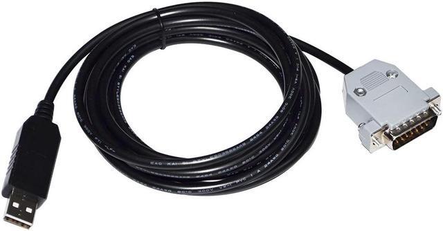 Main image of FT232RL RS232 USB TO D-SUB 15 PIN DB15 MALE ADAPTER SERIAL COMMUNICATION CABLE FOR SERVO DRIVER DRVGIII LINK TO PC (FT232RL CHIP)
Cable length:(1.8M)