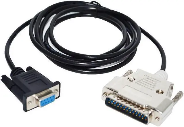 Main image of RS232 D-SUB 9 PIN DB9 FEMALE TO DB25 25PIN MALE ADAPTER CONVERTER SERIAL CABLE FOR ANALYTICAL BALANCE ELECTRONIC SCALE Cable length:5M
