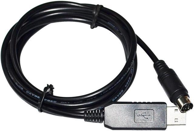 FT232RL CHIP USB TO PS/2 MINI DIN 6P MD6 ADAPTER RS232 SERIAL COMMUNICATION  CABLE FOR SEPAM SERIES TO PC KABLE(USB-MD6(FT232RLChip)) Cable length:5M 