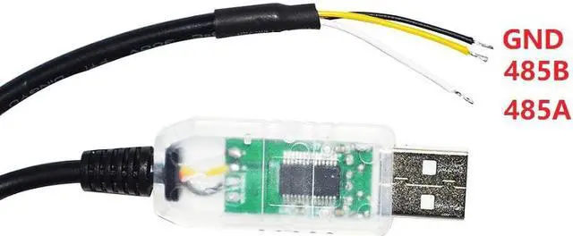 Main image of FT232RL CHIP USB TO RS485 3PIN 3 CORE WE CONVERTER SERIAL COMMUNICATION CABLE COMPATIBLE USB-RS485-WE-1800-BT (Transparent USB Case)
Cable length:5M