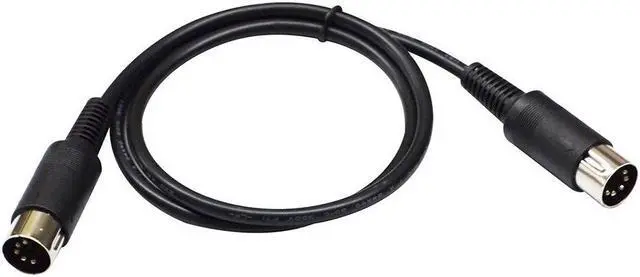 Main image of PLUG AND PLAY MIDI DIN 5 PIN MALE TO DIN-5PIN MALE ADAPTER AUDIO EXTENSION CONNECTION CABLE FOR GUITAR MIDI KEYBOARD SOUND CARD 
3M Length