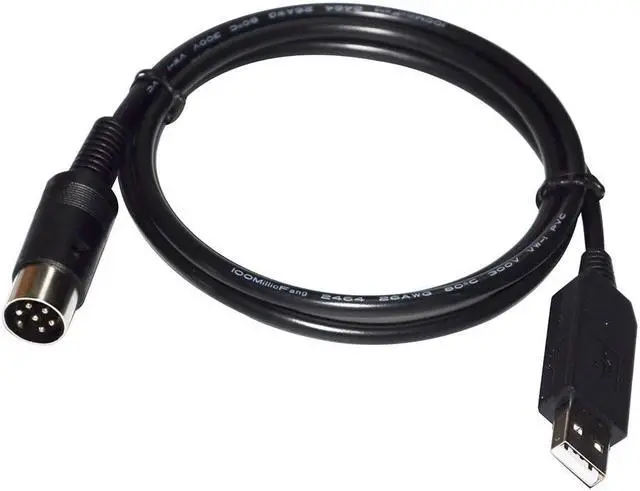 Main image of FT232RL USB TO 6PIN DIN CAT PROGRAM RADIO CABLE FOR  TS-450 TS-450S TS-680 TS-690 TS-790 TS-850 TS-940 TS-950 LD-150 Cable length:2m