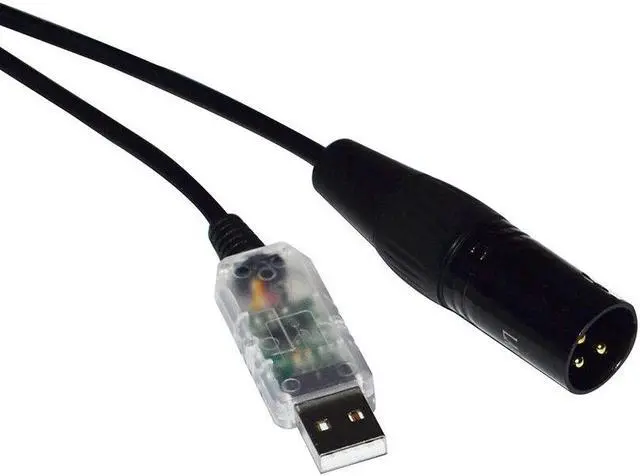 Alt view image 2 of 2 - FT232RL USB TO XLR 3PIN MALE ADAPTER CONVERTER RS485 SERIAL CABLE FOR MARANI AUDIO PROCESSING DEVICE DPA-A DPA240P DPA260P (Color C)
Cable length:(8M)