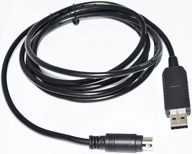 Main image of FT232RL USB RS232 TO MINI 8DIN MD8PIN MALE ADAPTER CONVERTER DELTA PROGRAMMING CABLE(FT231XS)
Cable length:(1.8M)
