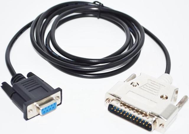 RS232 DB9 9PIN FEMALE TO DB25 D-SUB25PIN MALE ADAPTER NULL