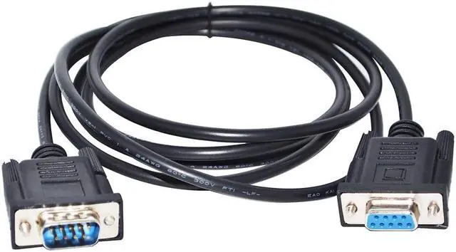 Main image of D-SUB 9 PIN DB9 FEMALE TO DB9 MALE ADAPTER CONVERTER RS232 SERIAL PRINTER CABLE FOR ZEBRA BARCODE PRINTER LINK TO PC Cable length:(1.8M)