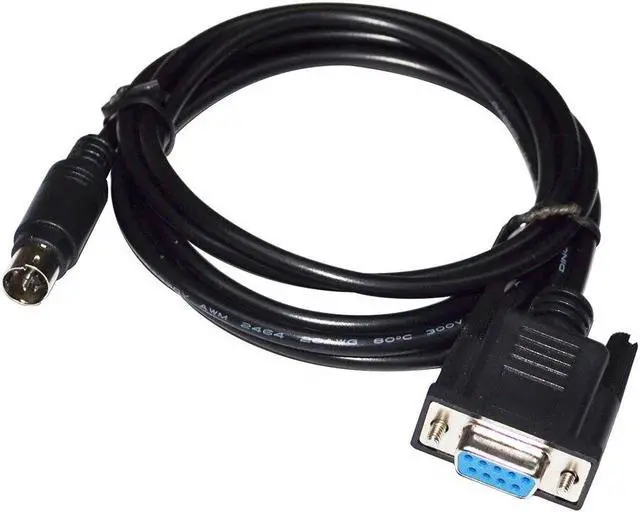 Main image of RS232 D-SUB 9P DB9 TO MINI DIN 5PIN MD5 CONVERTER PROGRAMMING CABLE FOR PC TO MATSUSHITA GT11 TOUCH SCREEN CONTROL KABLE Cable length:3m