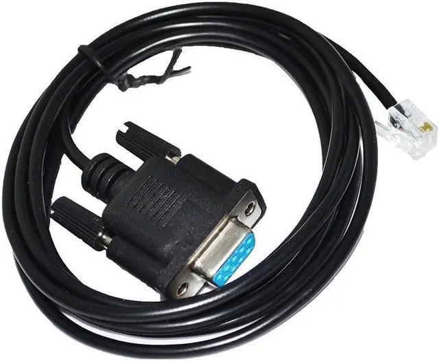 Main image of DB9 D-SUB 9PIN RS232 TO RJ9 RJ10 4P4C KABLE FOR BH86 SERVOTRONIX SERVO CDHD 006 4D5 007 008 CDHD-0082AAP1 218H CDHD2-EB MV AP AF (1.8M Length)