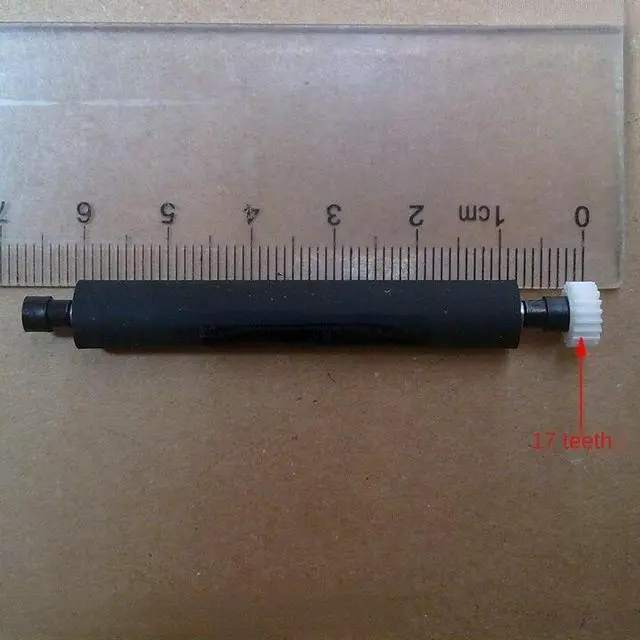 Main image of rubber roller 17 teeth For ftp-628mcl101#50 pos58gp ab-58gk 58mk