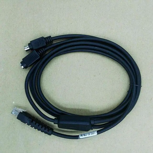 Main image of 2 meters CINO Weiss F680 F780 barcode scanner gun keyboard port KB PS2 interface data cable